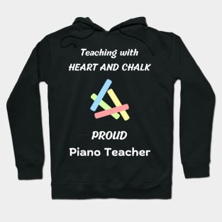 piano teacher gift - design for piano instructors and piano keyboard teacher musician Hoodie